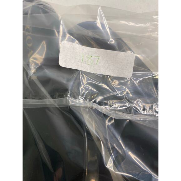 Womens Coach Zayn Black Flip Flop Sandals Size Large 9 10 Rubber Coated - Picture 14 of 14